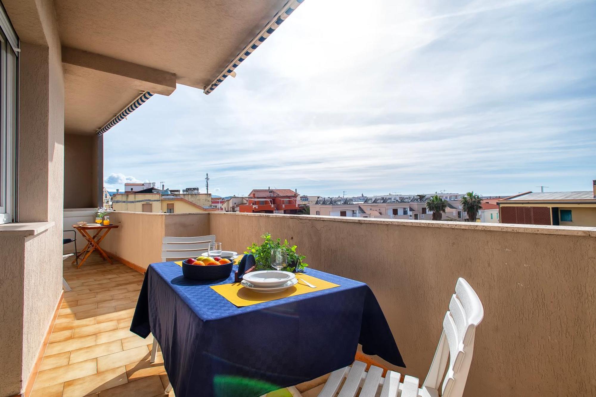 Ferienwohnung A Glance At The Sea Alghero Exterior foto
